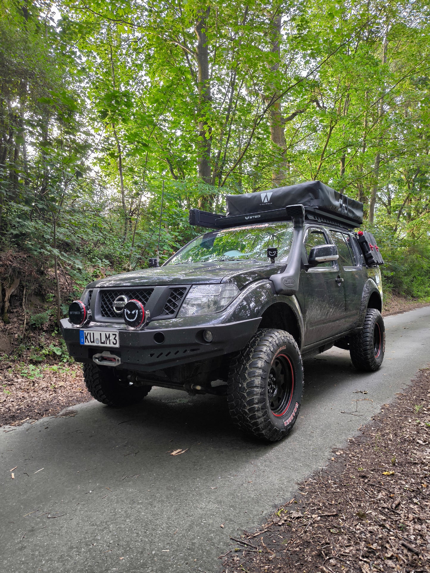 F4x4 Seilwindenstoßstange Nissan Navara / Pathfinder
